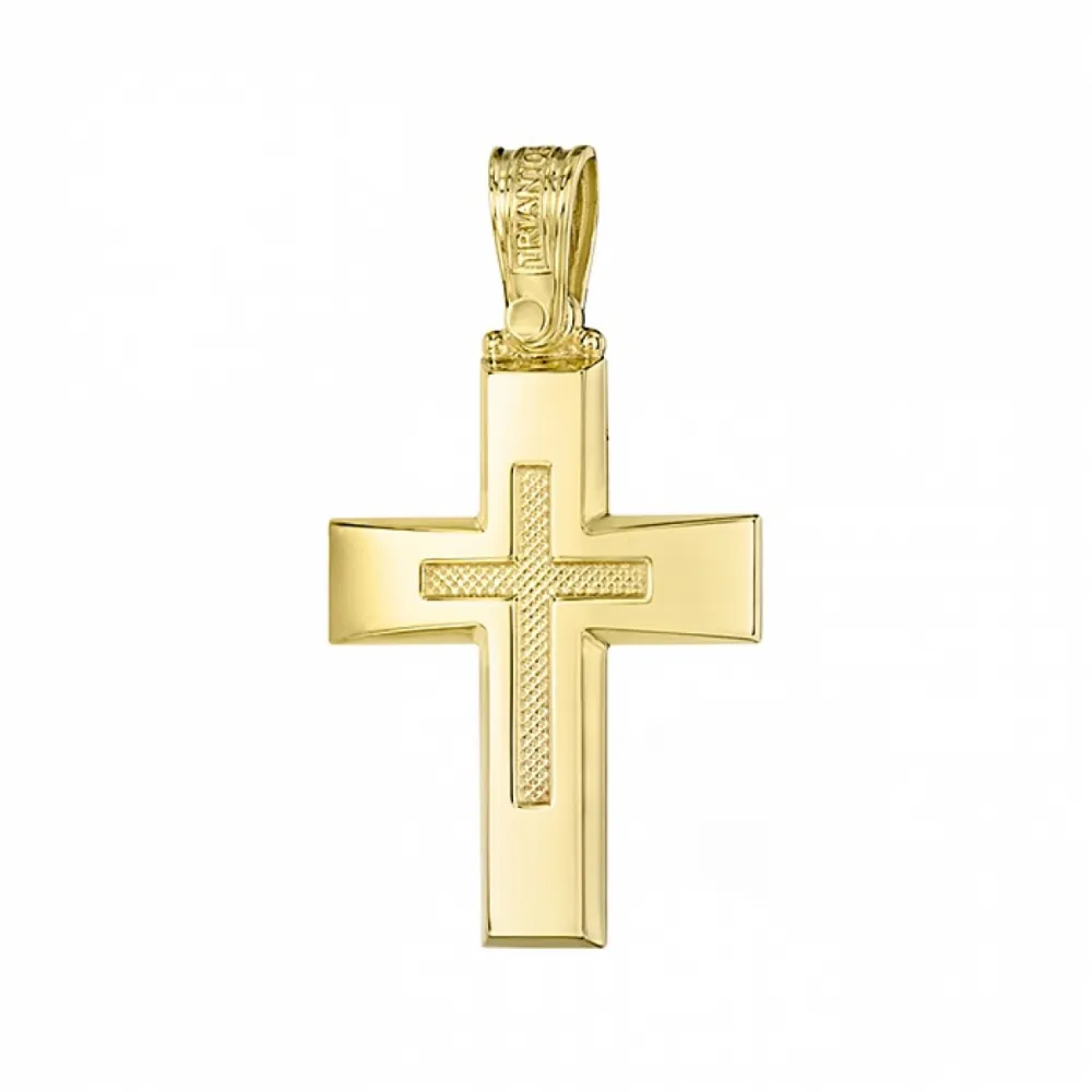 14K Χρυσός Σταυρός 1.7.1027T