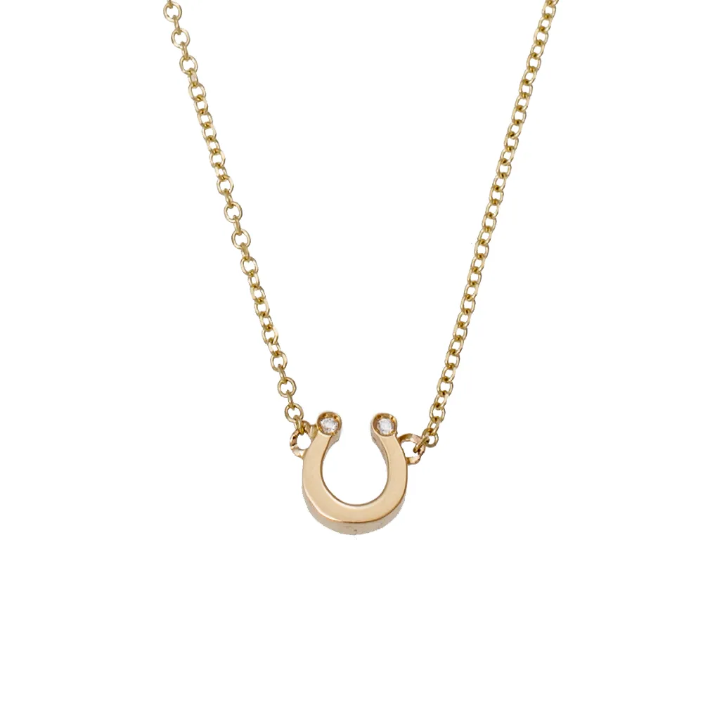 18K Χρυσό Κολιέ "Πέταλο" με Διαμάντια 11538BR