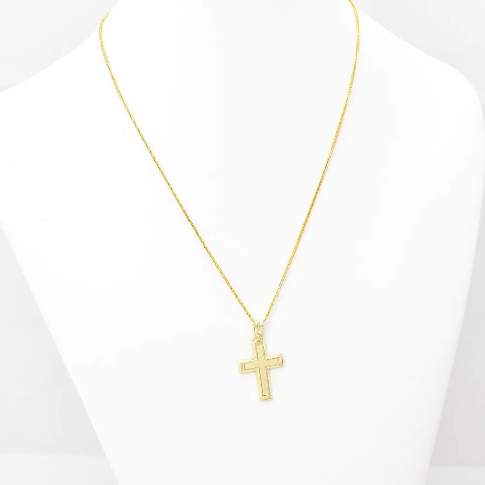 14K Χρυσός Σταυρός 1.2.1275