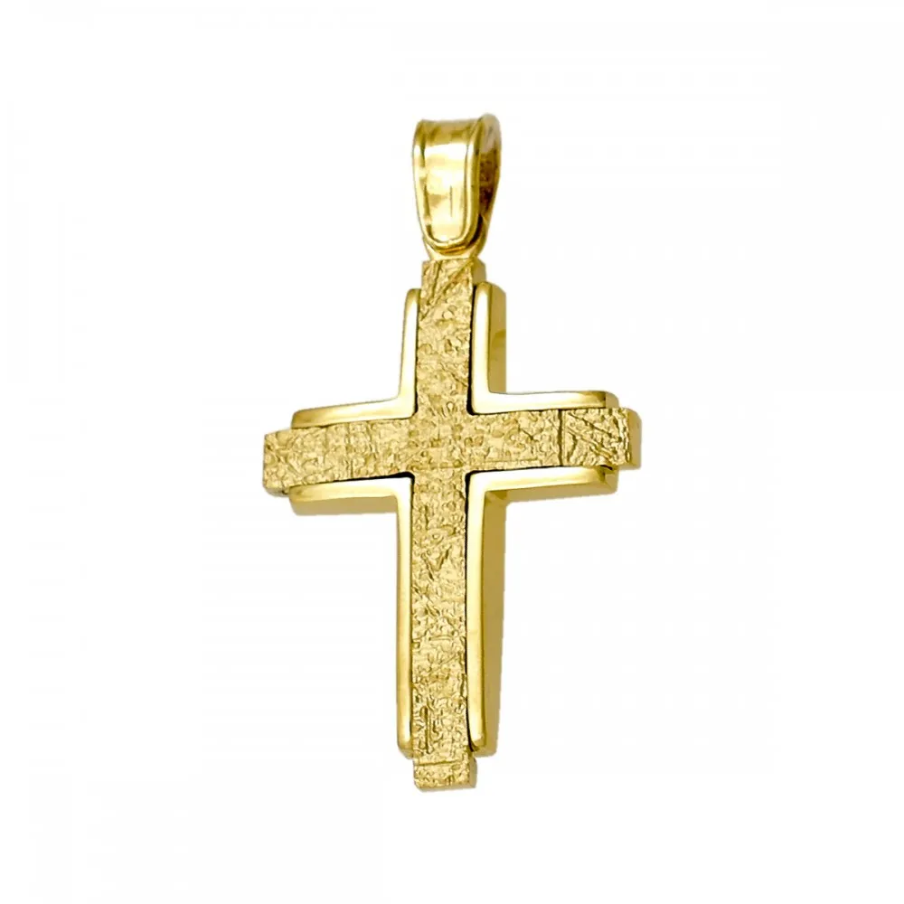 14K Χρυσός Σταυρός 1473K2