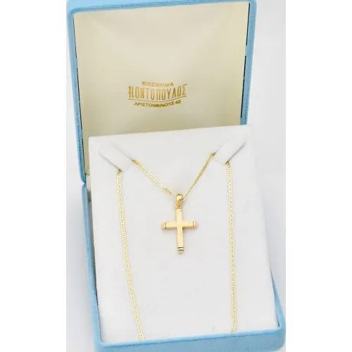 14K Χρυσός Σταυρός 1842K2A