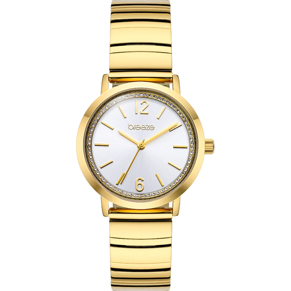 BREEZE Halo με Κρύσταλλα και Χρυσό Μπρασελέ από Ανοξείδωτο Ατσάλι 2013212571.7