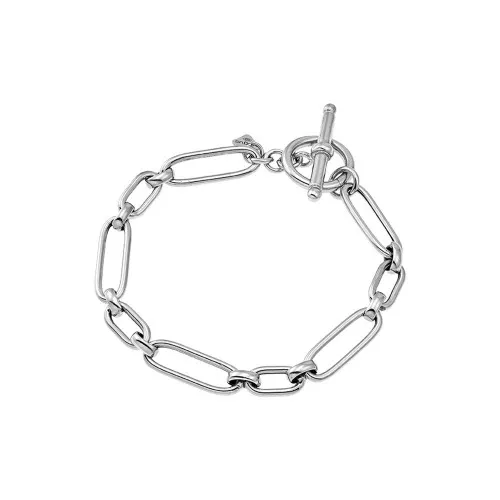 VOGUE 925 Ασήμι Βραχιόλι με Ασύμμετρους Κύκλους 20175310303