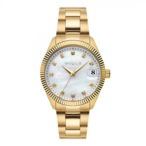 VOGUE Reina Επιχρυσωμένο μπρασελέ από Ανοξείδωτο Ατσάλι, με Ζιργκόν 2020614143