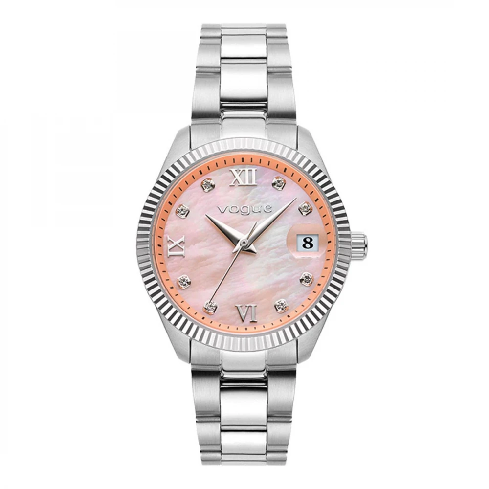 VOGUE Reina Medium μπρασελέ από Ανοξείδωτο Ατσάλι, με Ζιργκόν 2020614283