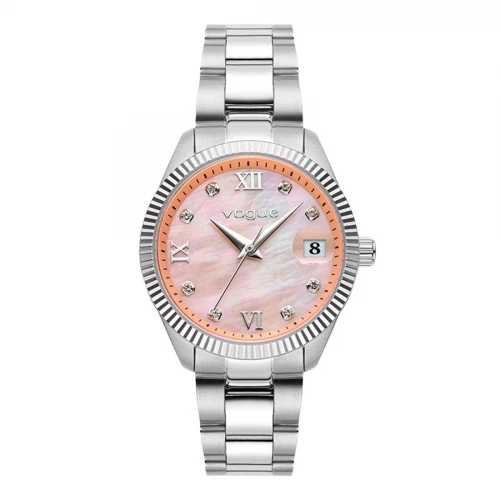 VOGUE Reina Medium μπρασελέ από Ανοξείδωτο Ατσάλι, με Ζιργκόν 2020614283