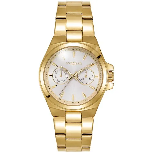 VOGUE Geneva Multifunction Gold Stainless Steel Bracelet 2020813142