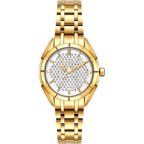 BREEZE Gemstonia Crystals Gold Stainless Steel Bracelet 212181.2