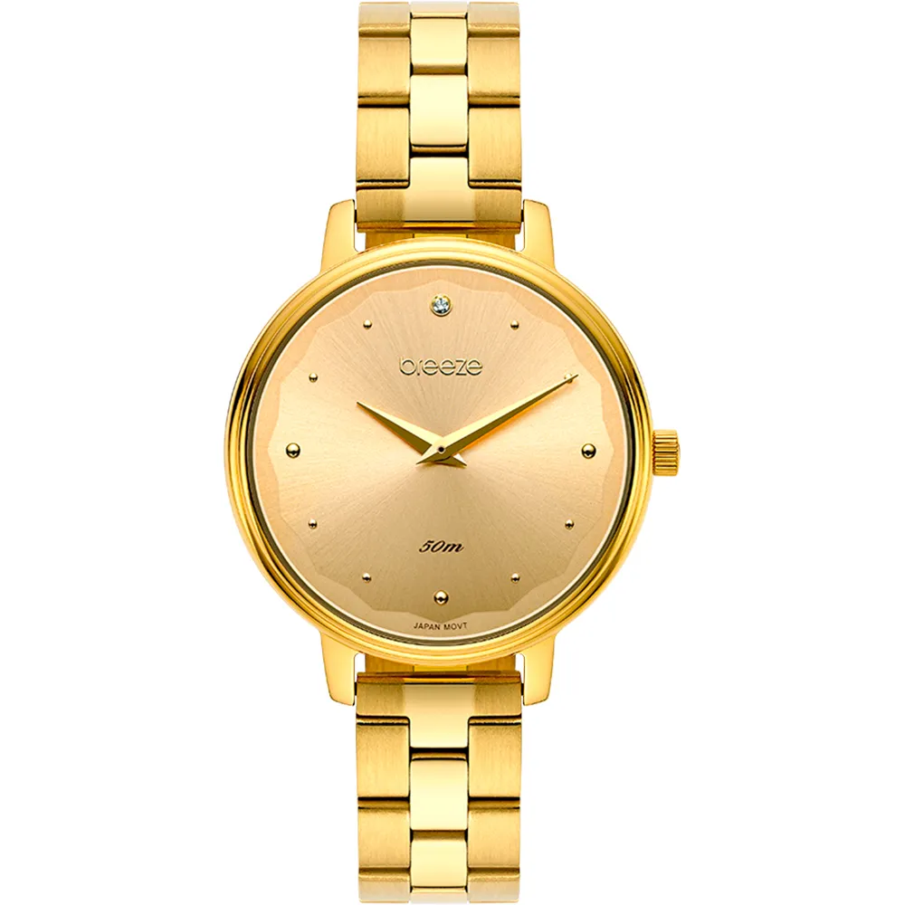BREEZE Ideale με Χρυσό Μπρασελέ από Ανοξείδωτο Ατσάλι 2013212351.2