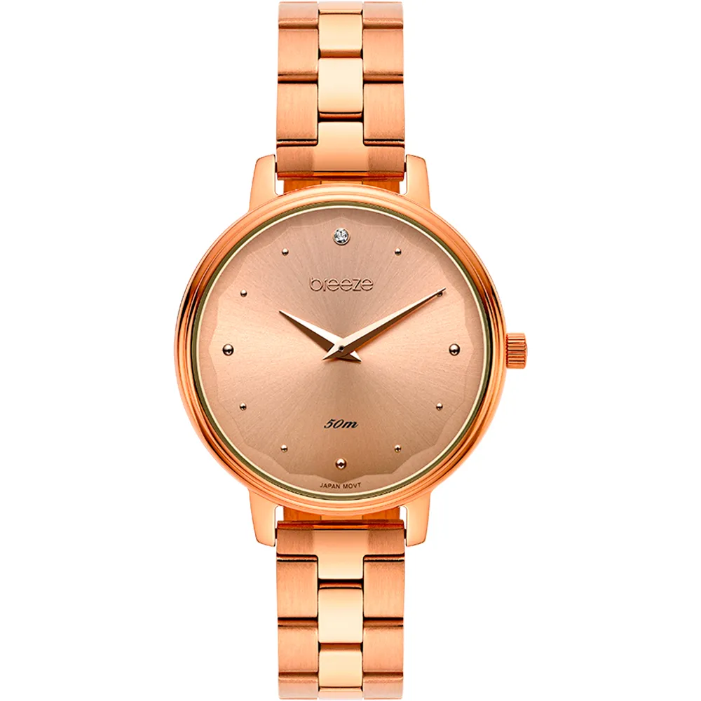 BREEZE Ideale Rose Gold Stainless Steel Bracelet 212351.4