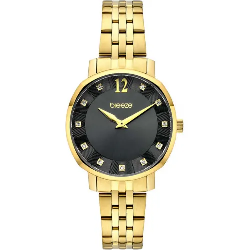 BREEZE Semplice Swarovski Gold Stainless Steel Bracelet 212421.6