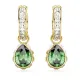 SWAROVSKI Σκουλαρίκια-σταγόνα Stilla Κοπή Pear, Πράσινα, Επιμετάλλωση σε χρυσαφί τόνο 5662922