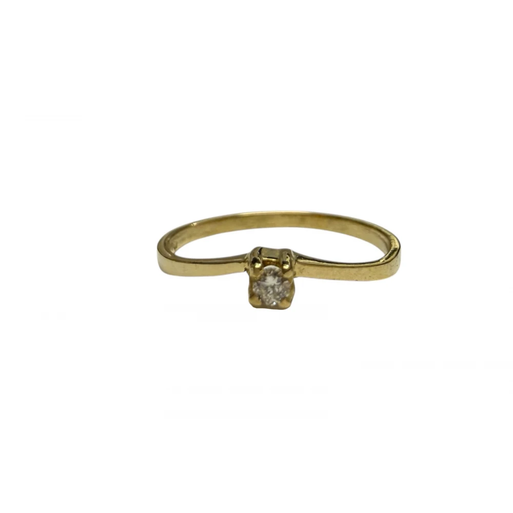 18K Χρυσό Δαχτυλίδι με Διαμάντι DK120KO