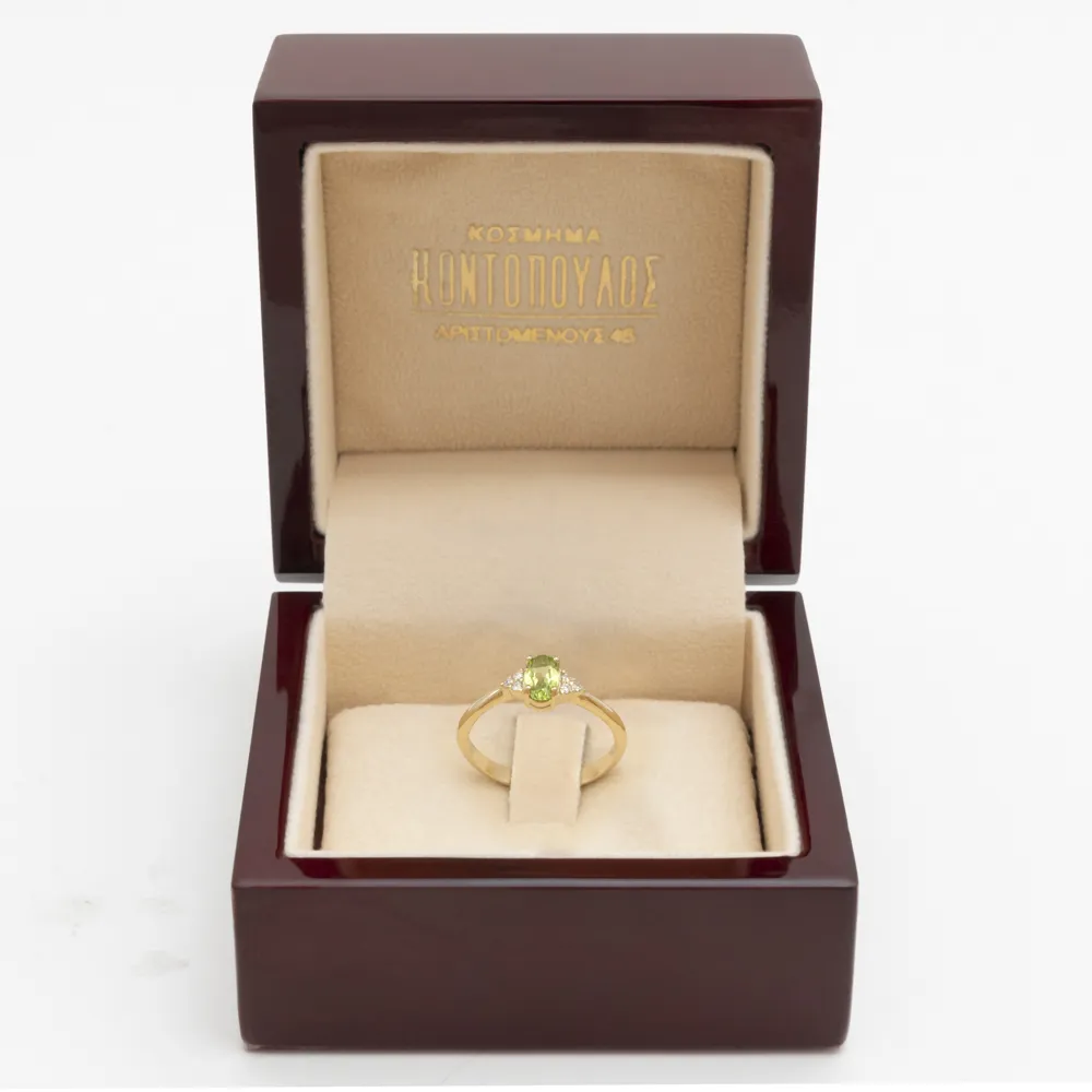 14K Χρυσό Δαχτυλίδι με Περίδοτο 3451PER