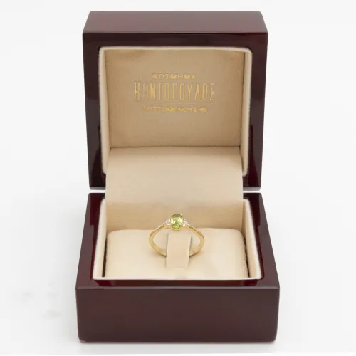 14K Χρυσό Δαχτυλίδι με Περίδοτο 3451PER