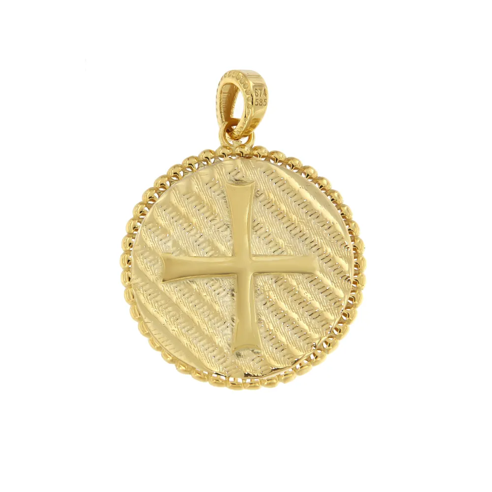 9K, Χρυσό Κωνσταντινάτο, Διπλής Όψεως με Ζιργκόν P394KR