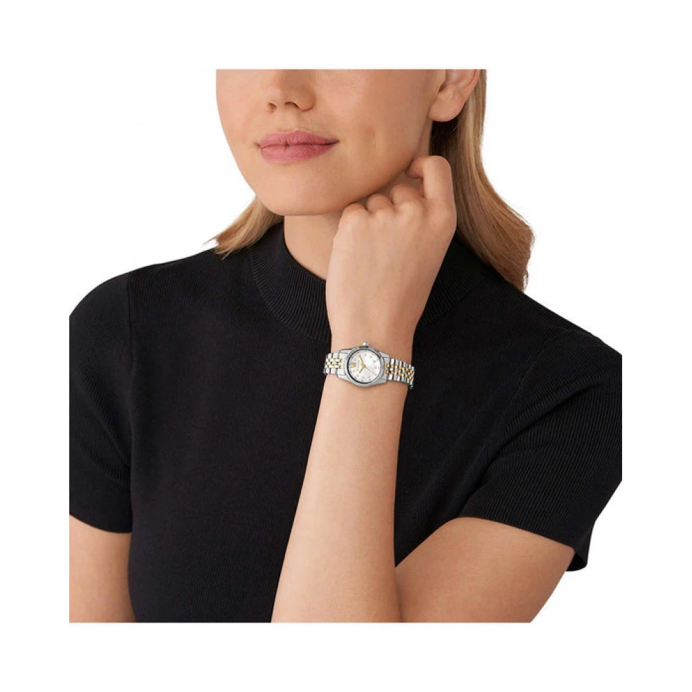 MICHAEL KORS Lexington Crystals Two Tone Stainless Steel Bracelet MK4740