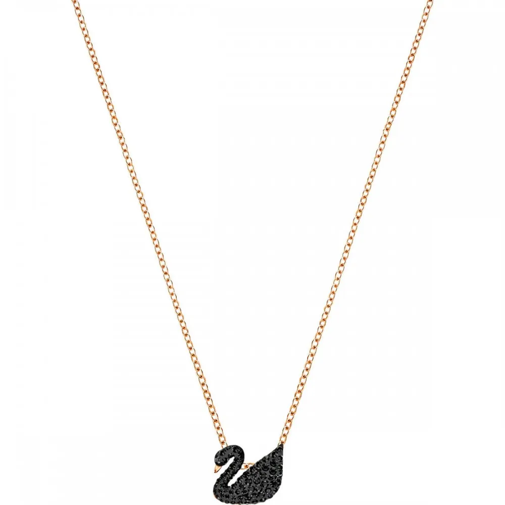 SWAROVSKI Iconic Swan Κολιέ Ροζ επιχρυσωμένο 5204134 SWAROVSKI Iconic Swan Κολιέ Ροζ επιχρυσωμένο 5204134