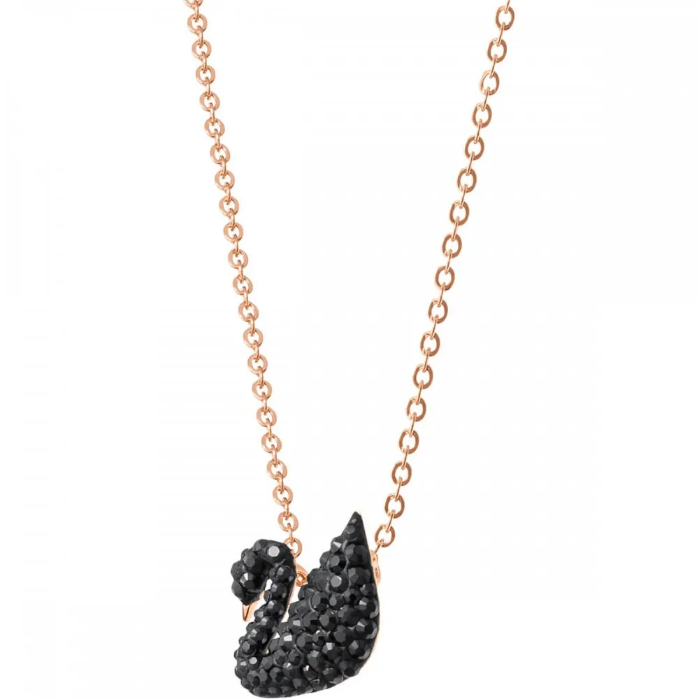 SWAROVSKI Iconic Swan Κολιέ Ροζ επιχρυσωμένο 5204134 SWAROVSKI Iconic Swan Κολιέ Ροζ επιχρυσωμένο 5204134