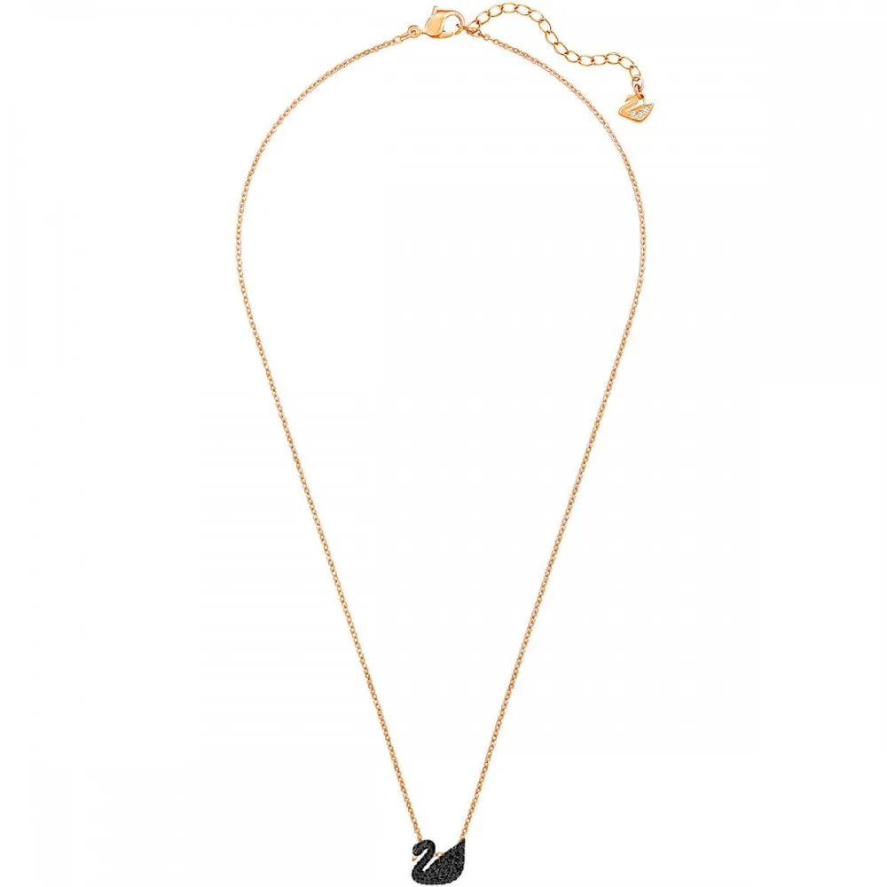 SWAROVSKI Iconic Swan Κολιέ Ροζ επιχρυσωμένο 5204134 SWAROVSKI Iconic Swan Κολιέ Ροζ επιχρυσωμένο 5204134