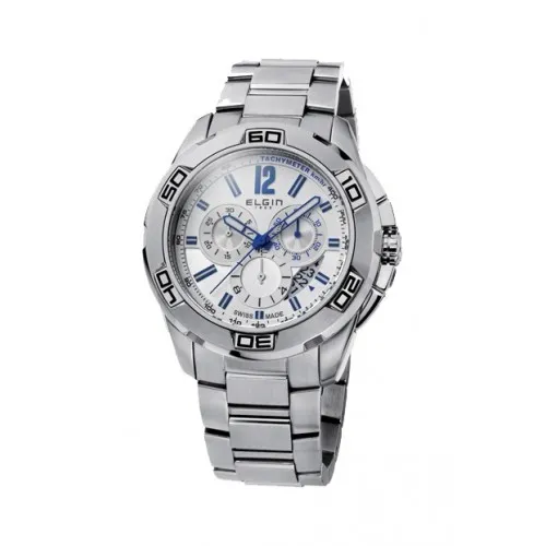 ELGIN Chronograph Stainless Steel Bracelet 52101.1