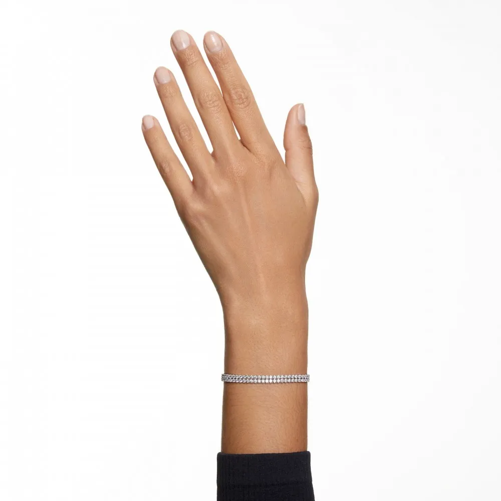 SWAROVSKI Subtle Βραχιόλι Λευκό, Επιροδιωμένο 5221397