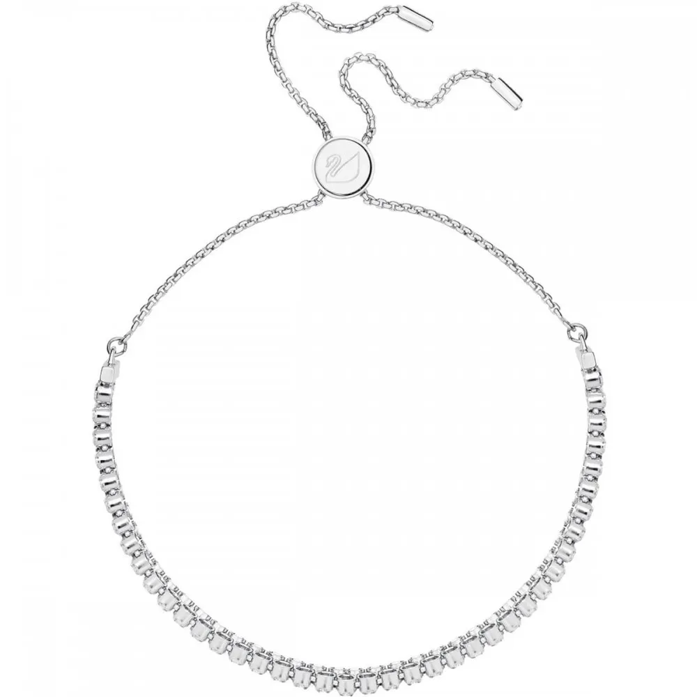 SWAROVSKI Subtle Βραχιόλι Λευκό, Επιροδιωμένο 5221397