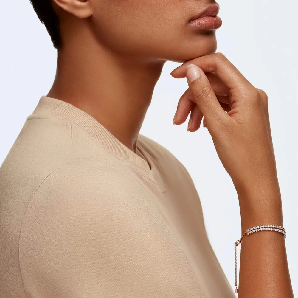 SWAROVSKI Subtle Βραχιόλι Λευκό, Ροζ Επιχρυσωμένο 5224182