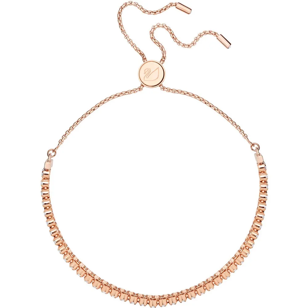 SWAROVSKI Subtle Βραχιόλι Λευκό, Ροζ Επιχρυσωμένο 5224182