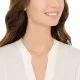 SWAROVSKI Sparkling DC Κολιέ Στρογγυλό, Λευκό, Ροζ Επιχρυσωμένο 5272364