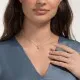 SWAROVSKI Solitaire Neclace White Rhodium Plated 5472635