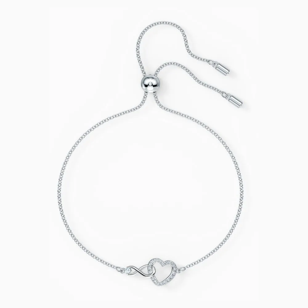 SWAROVSKI Infinity Heart Bracelet White Rhodium Plated 5524421 SWAROVSKI Infinity Heart Bracelet White Rhodium Plated 5524421