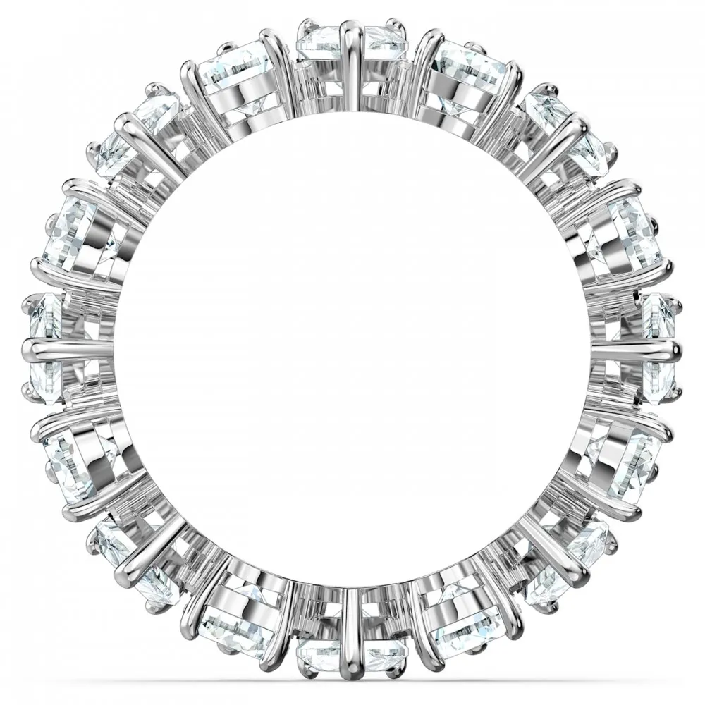 SWAROVSKI Vittore Δαχτυλίδι με Ζιργκόν κοπής pear, Λευκό, Επιροδιωμένο 5572825