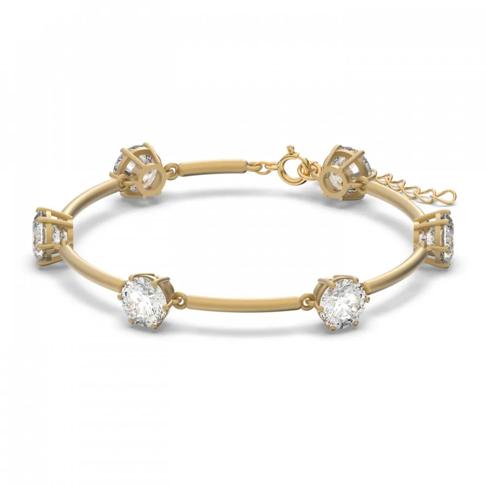 SWAROVSKI Constella Βραχιόλι Λευκό, Ματ επιχρυσωμένο 5600487