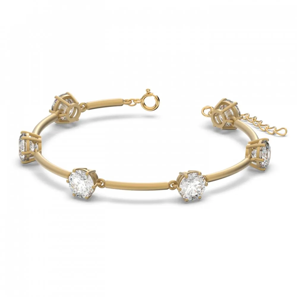 SWAROVSKI Constella Βραχιόλι Λευκό, Ματ επιχρυσωμένο 5600487