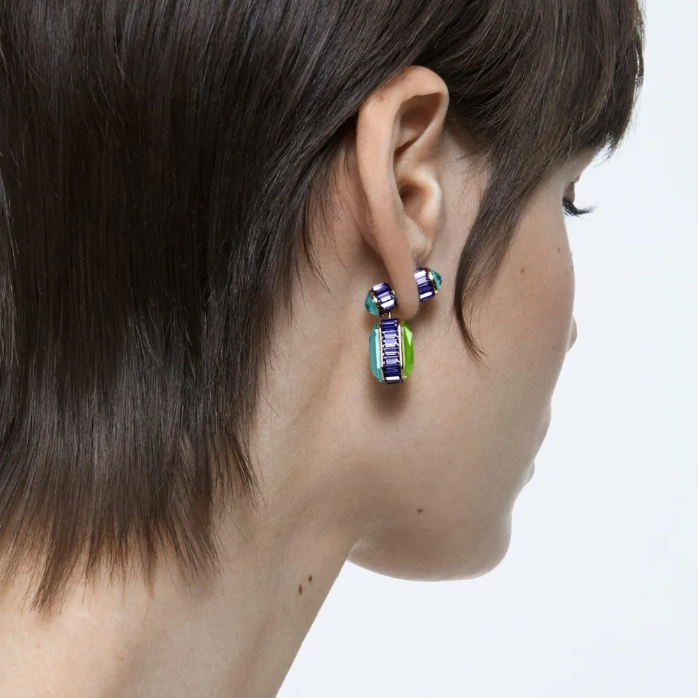SWAROVSKI Orbita Σκουλαρίκια-σταγόνα Ασύμμετρο, οκταγωνική κοπή, Πολύχρωμα, Επιχρυσωμένο 5600519 SWAROVSKI Orbita Σκουλαρίκια-σταγόνα Ασύμμετρο, οκταγωνική κοπή, Πολύχρωμα, Επιχρυσωμένο 5600519