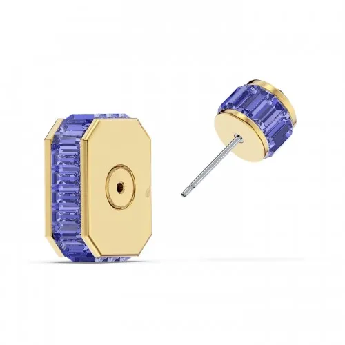 SWAROVSKI Orbita Καρφωτό σκουλαρίκι Μονό, Κρύσταλλο οκτάγωνης κοπής, Πολύχρωμο Επιχρυσωμένο 5600526