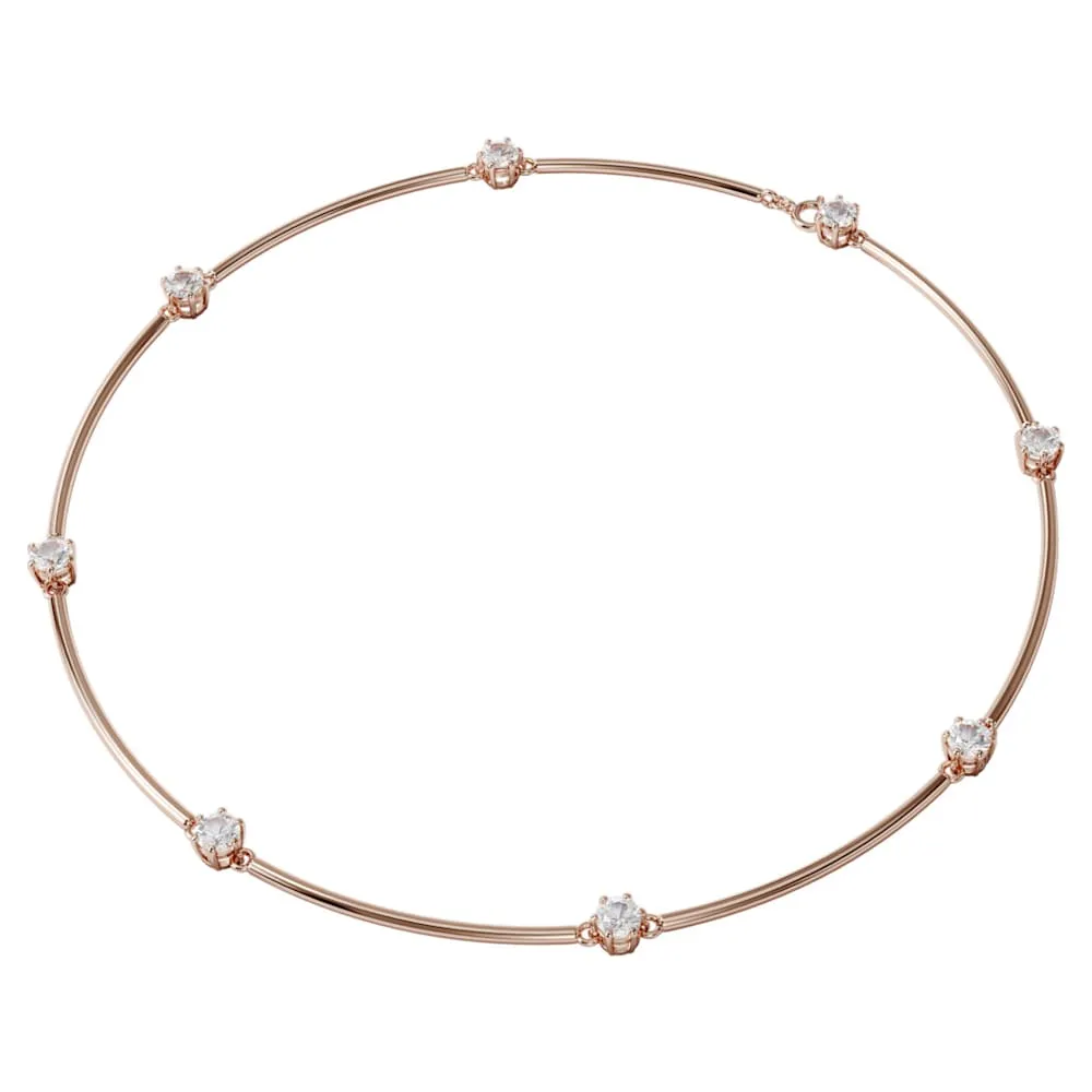 SWAROVSKI Constella Κολιέ Λευκό, Ροζ Επιχρυσωμένο 5609710