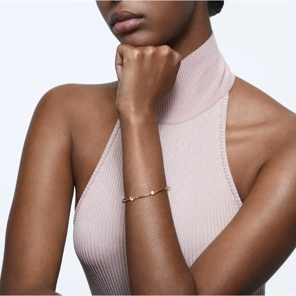 SWAROVSKI Constella Βραχιόλι Λευκό, Ροζ Επιχρυσωμένο 5609711