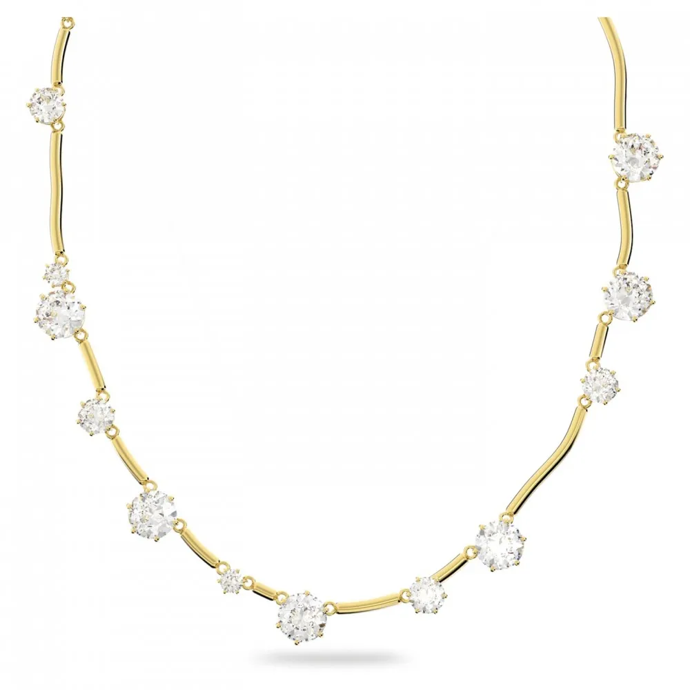 SWAROVSKI Constella Κολιέ Κρύσταλλο στρογγυλής κοπής, Λευκό, Επιχρυσωμένο 5618033