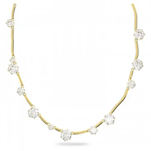 SWAROVSKI Constella Κολιέ Κρύσταλλο στρογγυλής κοπής, Λευκό, Επιχρυσωμένο 5618033
