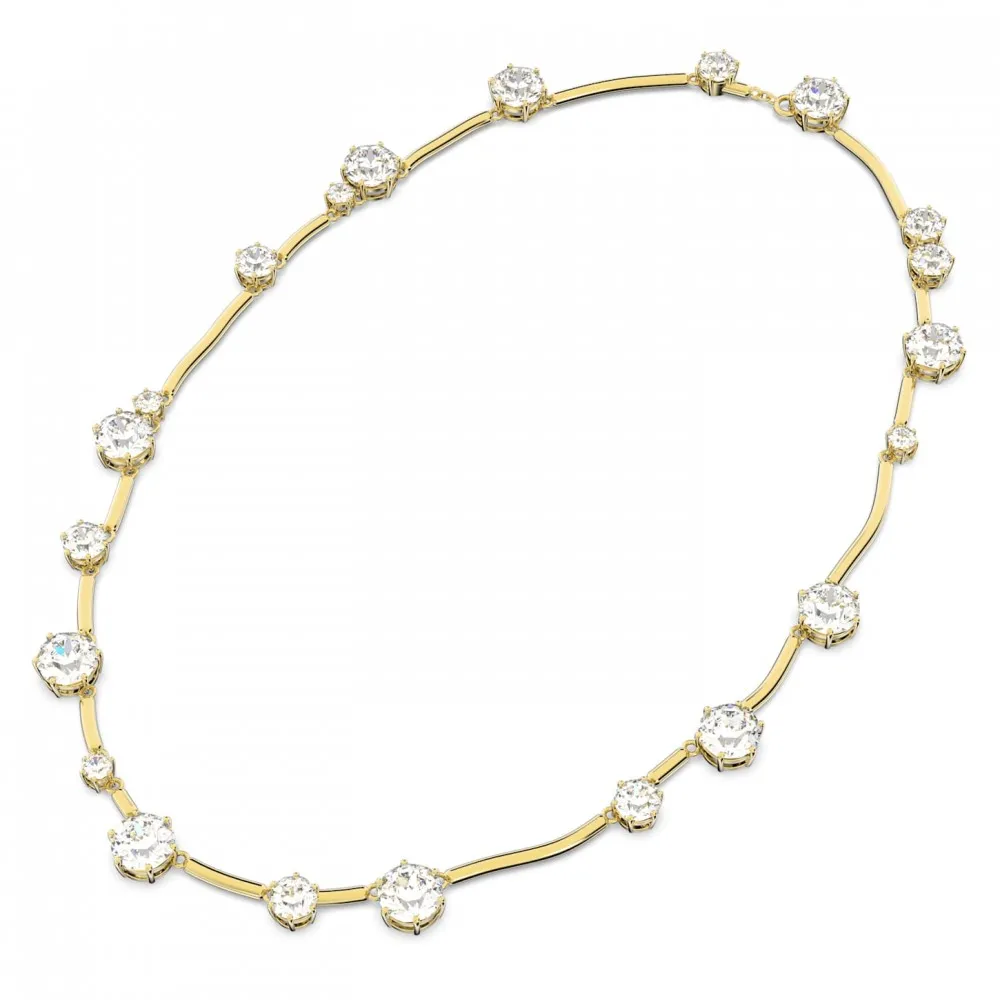 SWAROVSKI Constella Κολιέ Κρύσταλλο στρογγυλής κοπής, Λευκό, Επιχρυσωμένο 5618033