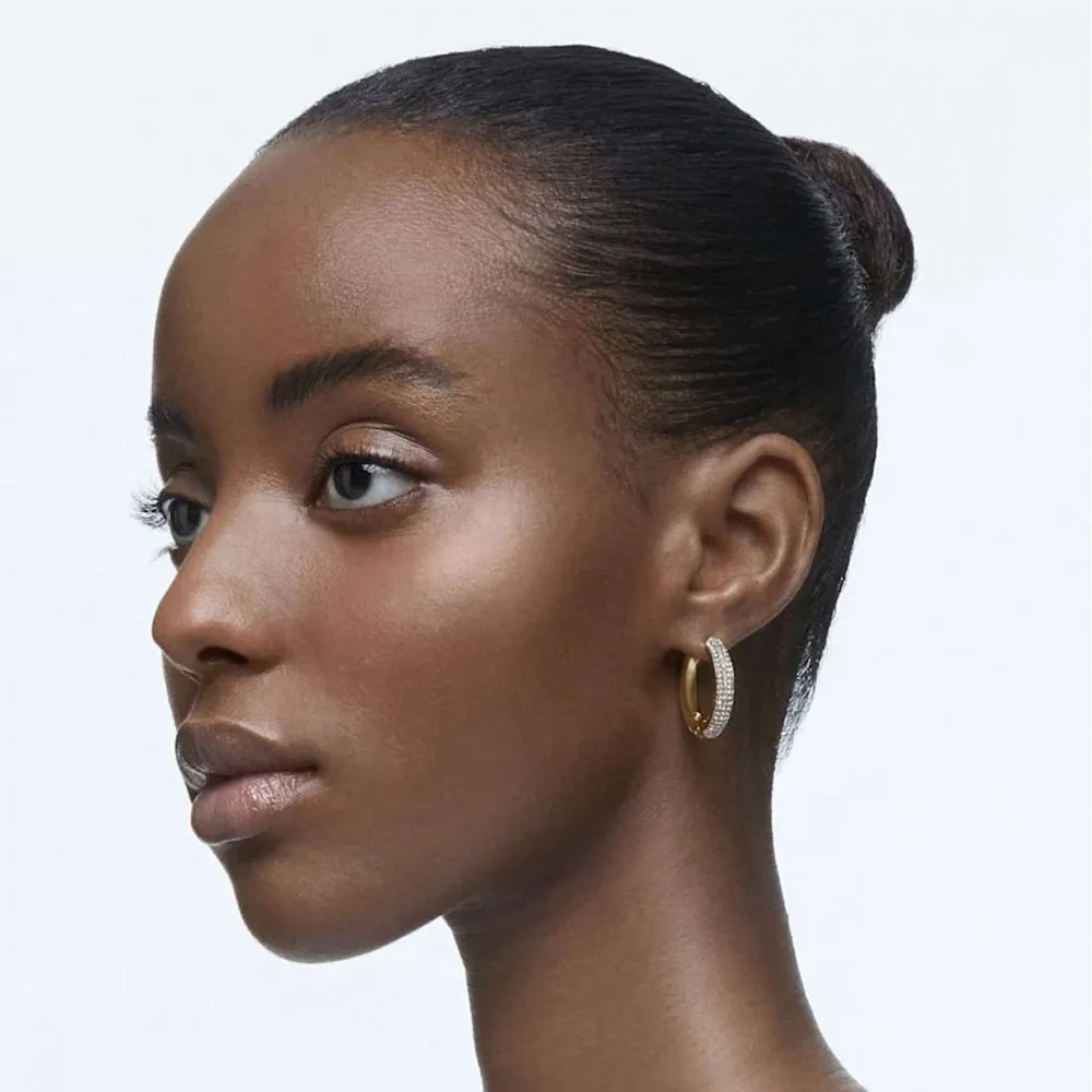 SWAROVSKI Dextera Κρίκοι Mεσαία, Λευκό, Επιχρυσωμένα 5618305