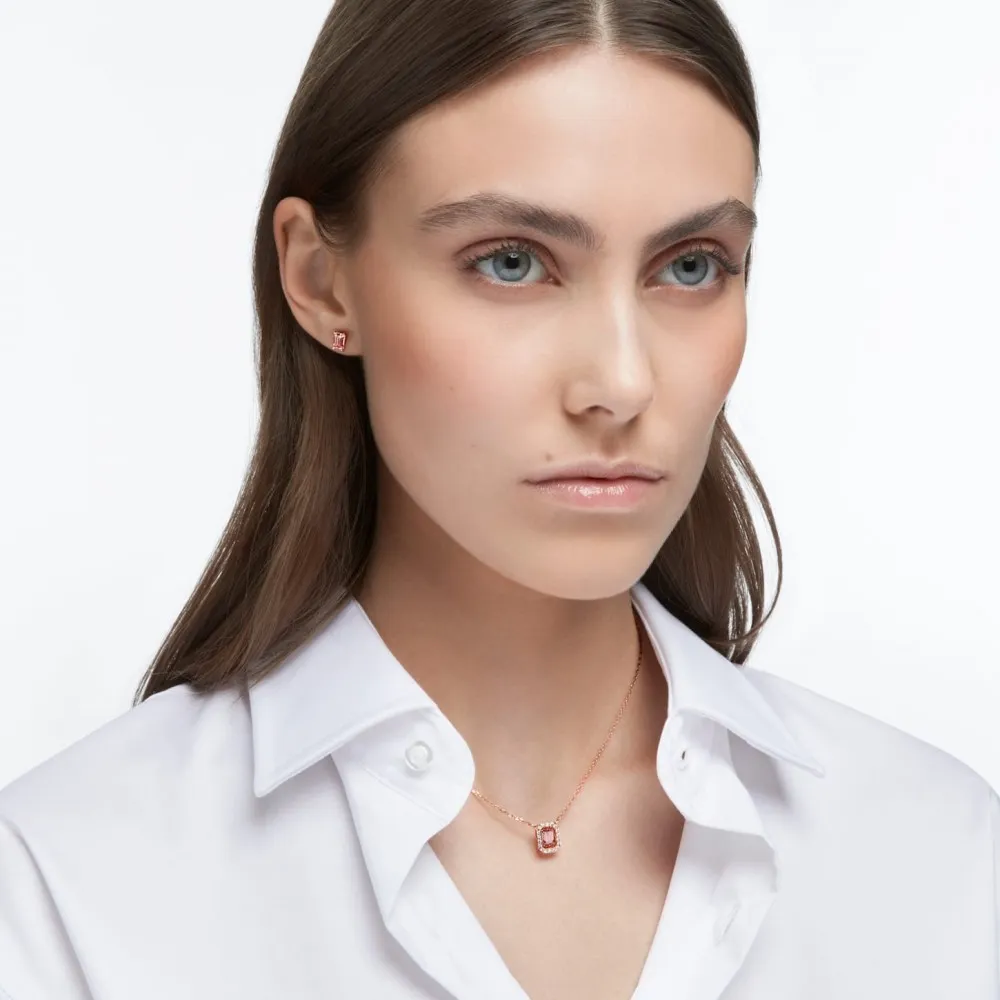 SWAROVSKI Millenia Σετ Οκταγωνική κοπή, Ροζ, Ροζ Επιχρυσωμένο 5620548