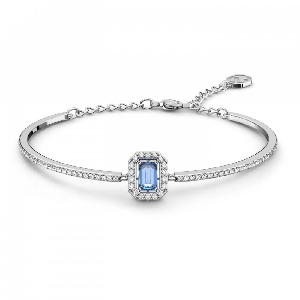 SWAROVSKI Millenia Άκαμπτο βραχιόλι Ζιργκόν οκταγωνικής κοπής, Μπλε, Επιροδιωμένο 5620556