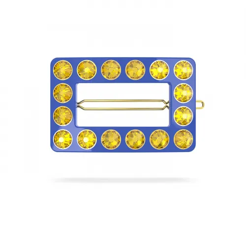 SWAROVSKI Κλιπ μαλλιών Κίτρινο, Επιχρυσωμένο 5623076