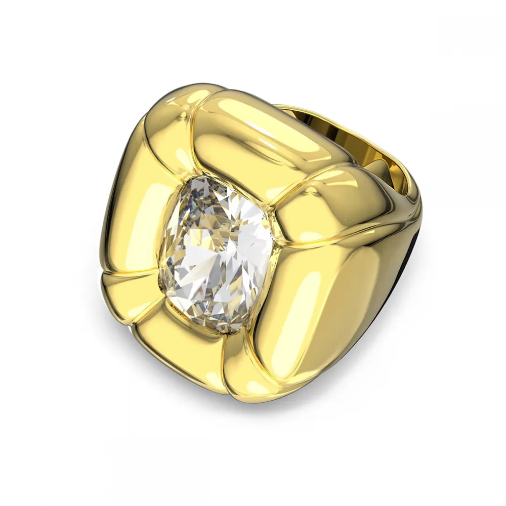 SWAROVSKI Dulcis Δαχτυλίδι κοκτέιλ Κοπή cushion, Χρυσαφί τόνος, Επιχρυσωμένο 5624371