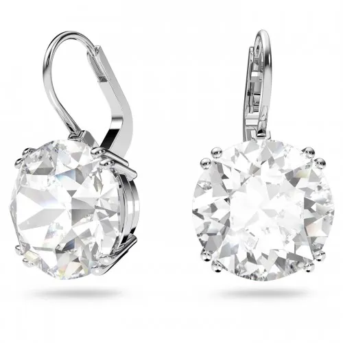 SWAROVSKI Millenia Σκουλαρίκια-Σταγόνα Στρογγυλή κοπή, Λευκά, Επιροδιωμένο 5628351