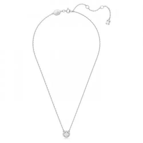 SWAROVSKI Constella Κολιέ Στρογγυλή Κοπή, Pave, Λευκό, Επιροδιωμένο 5636264