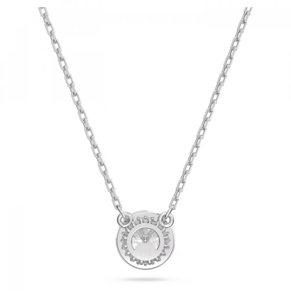 SWAROVSKI Constella Κολιέ Στρογγυλή Κοπή, Pave, Λευκό, Επιροδιωμένο 5636264